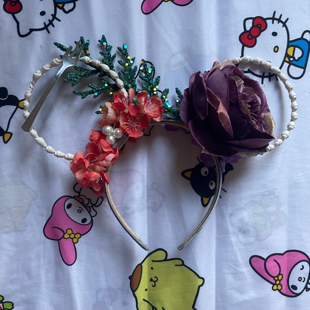 Custom Little Mermaid themed Mouse Ear Headband